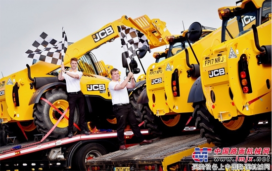 JCB Loadall助力2017年F1英国大奖赛