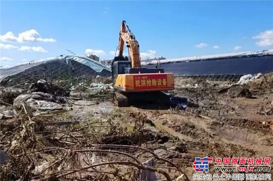 哪里有灾情，哪里就有三一挖掘机！三一救援突击队驰援永吉县