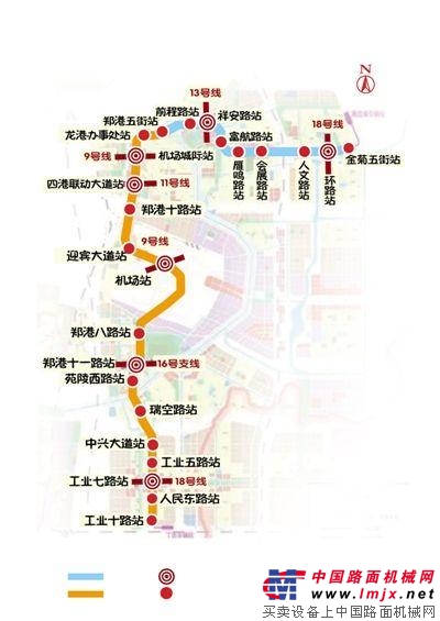 鄭州地鐵17號線籌建 縱貫航空港 將來連通許昌