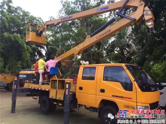 徐工高空作業車助力海南國際旅遊島建設紀實