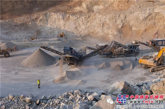 克磊镘设备成功应用于山东青岛花岗岩破碎项目