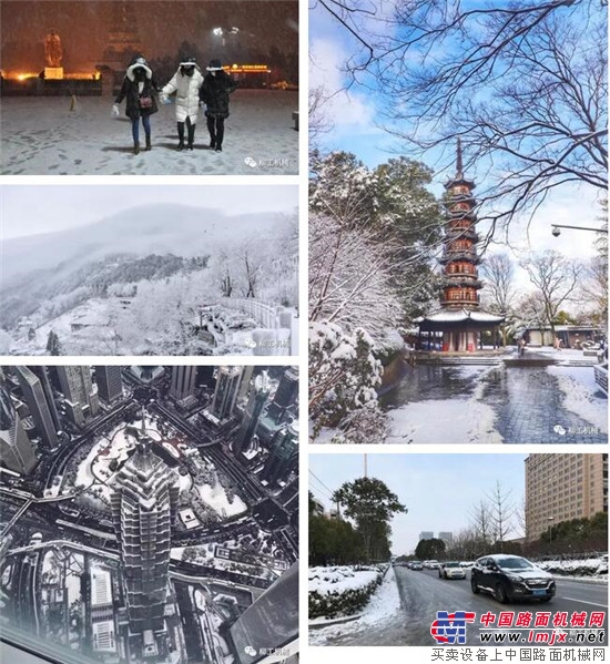 雪天暖意浓 除暴雪 柳工在行动！