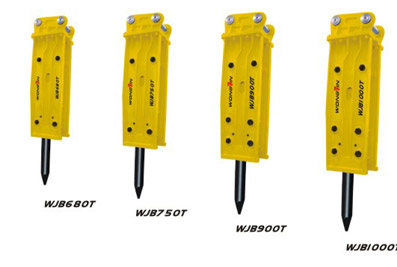 雄進WJB680T/WJB750T/WJB900T/WJB1000T塔型破碎錘高清圖 - 外觀