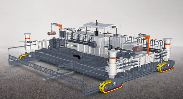维特根SP 1600 型滑模摊铺机高清图 - 外观