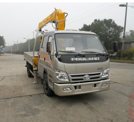 江特福田國四2噸隨車吊高清圖 - 外觀