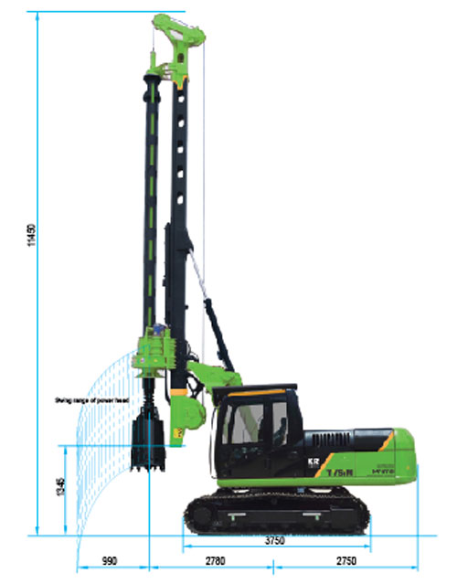 泰信機械KR60C旋挖鑽機高清圖 - 外觀