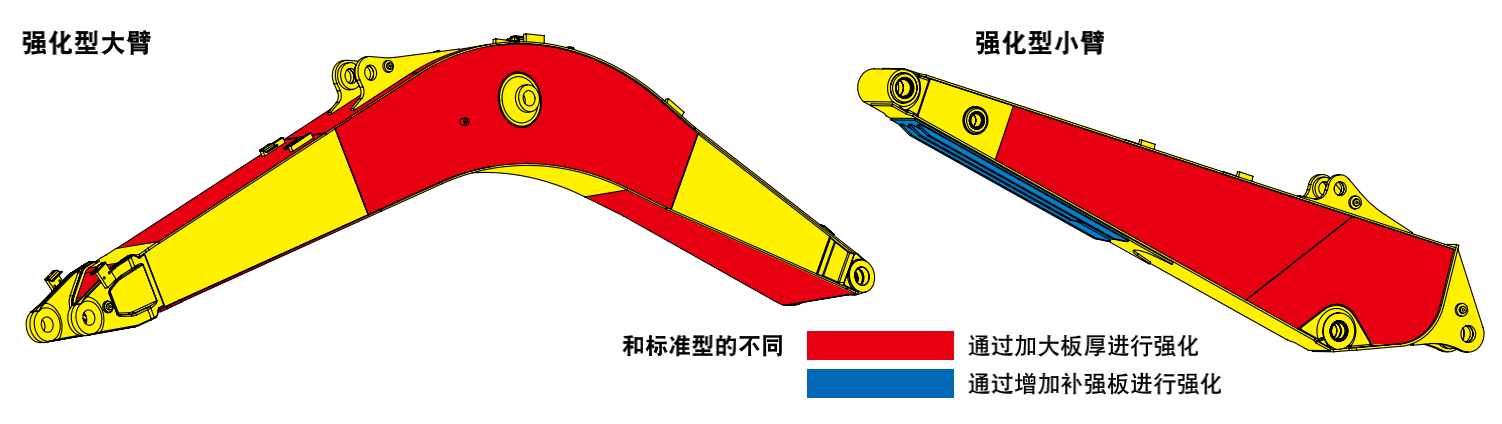 【多圖】住友SH180LC挖掘機加強型結構件細節圖_高清圖