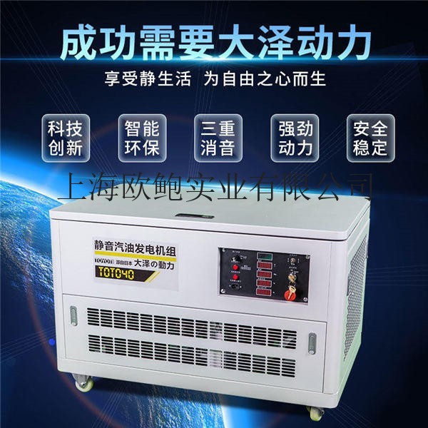 大型船舶用40kw汽油发电机