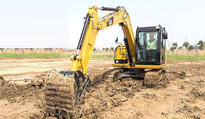 卡特彼勒307E2迷你型液壓挖掘機高清圖 - 外觀