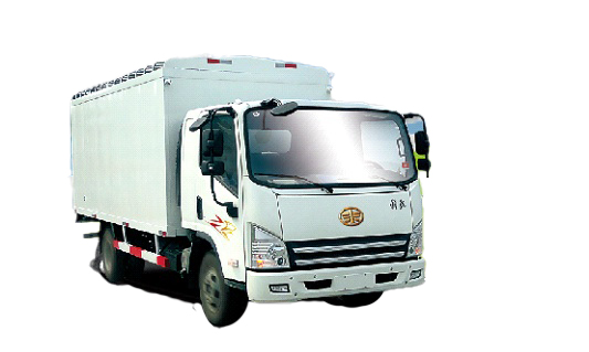 青島解放虎V 4×2大柴CA498E3—1 2廂式車