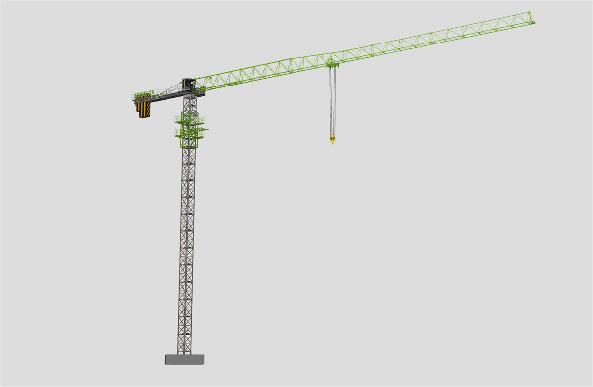 中聯重科T2850-120V超大型平頭塔式起重機高清圖 - 外觀