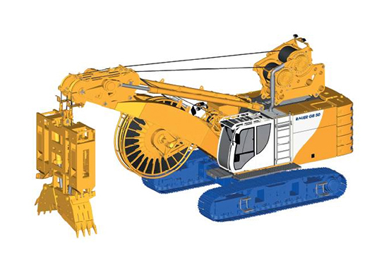 德國寶峨GB 50 低淨空地下連續牆液壓抓鬥高清圖 - 外觀